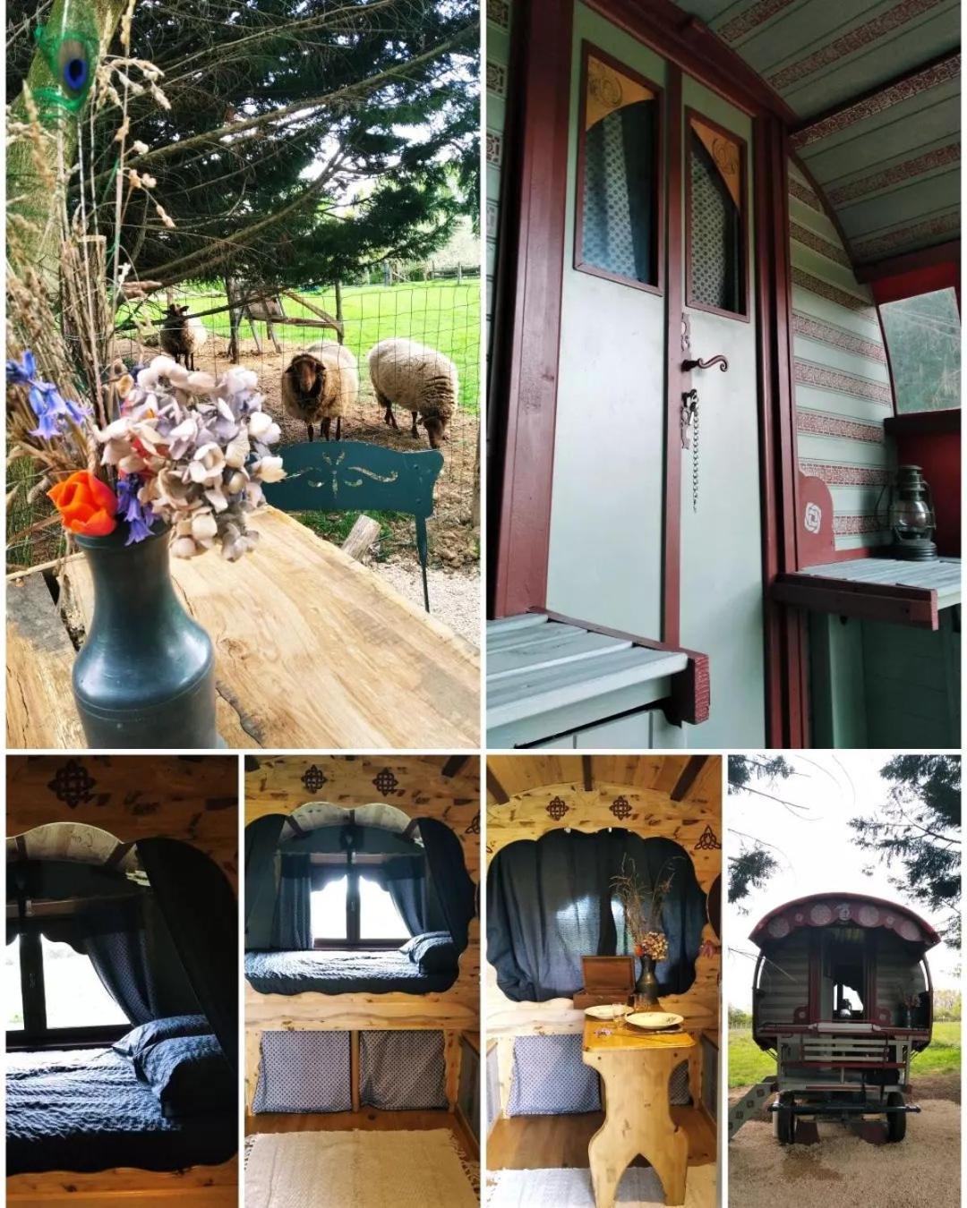 Roulotte Irlandaise Polly Hotel Saint-Vincent-en-Bresse Exterior photo